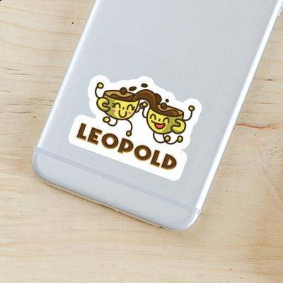 Sticker Kaffee Leopold Laptop Image