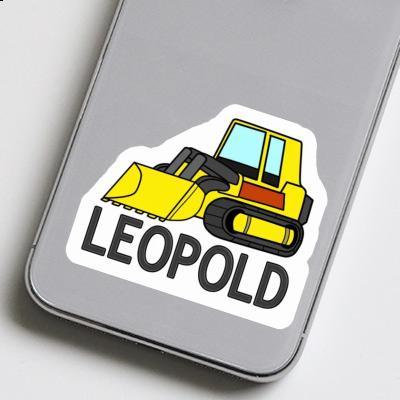 Sticker Leopold Crawler Loader Notebook Image