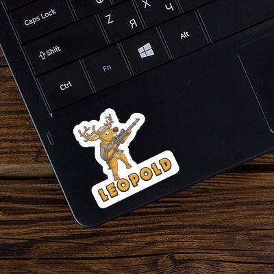 Sticker Deer Leopold Gift package Image