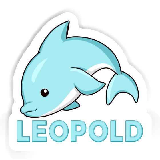 Delphin Sticker Leopold Notebook Image