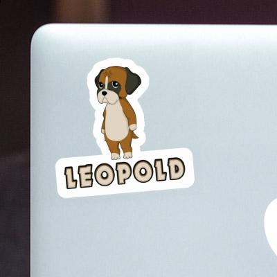 Leopold Sticker Deutscher Boxer Image