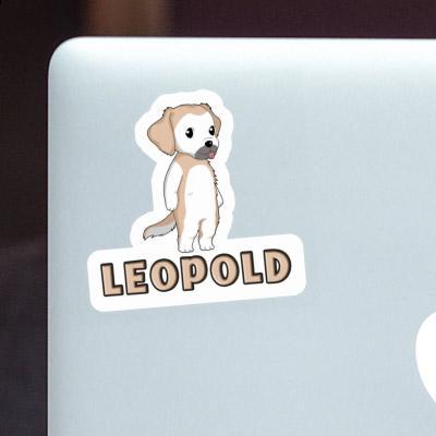 Golden Retriever Autocollant Leopold Image