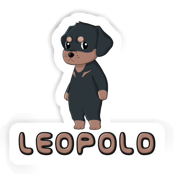 Leopold Autocollant Rottweiler Notebook Image