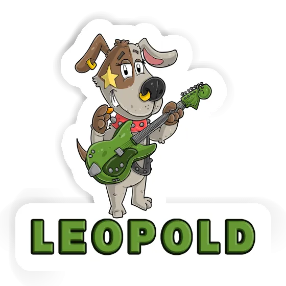 Guitariste Autocollant Leopold Gift package Image