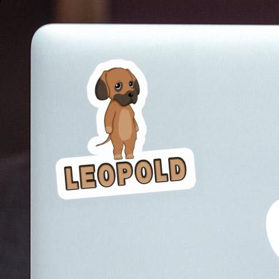 Autocollant Dogue allemand Leopold Laptop Image