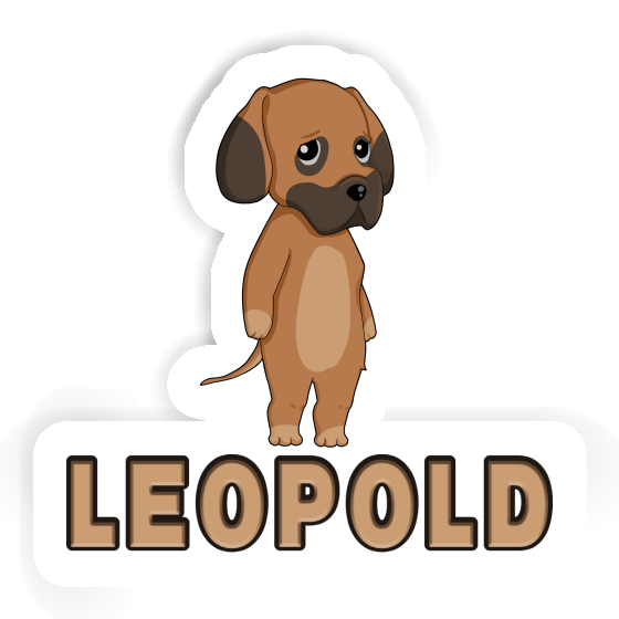 Autocollant Dogue allemand Leopold Image