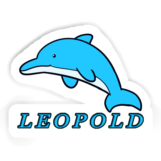 Sticker Delphin Leopold Notebook Image