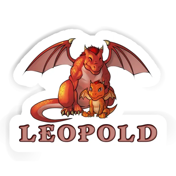 Sticker Leopold Dragon Laptop Image