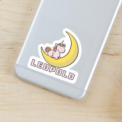 Sticker Moon Unicorn Leopold Gift package Image