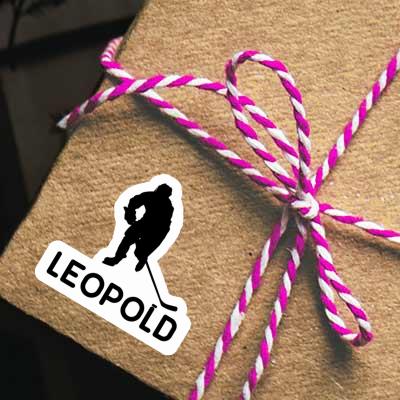 Leopold Aufkleber Eishockeyspieler Laptop Image