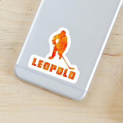 Sticker Hockey Player Leopold Laptop Image