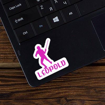 Leopold Sticker Fencer Notebook Image