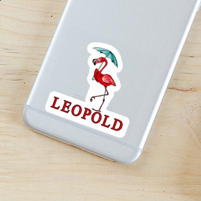 Sticker Leopold Flamingo Gift package Image