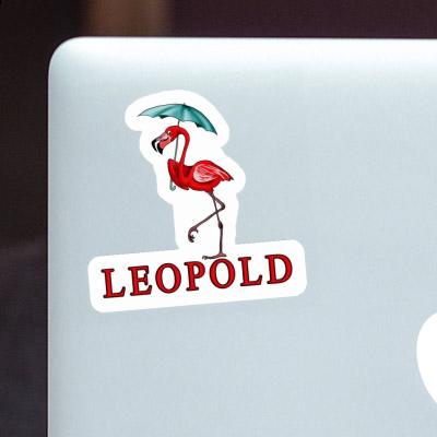 Sticker Leopold Flamingo Notebook Image