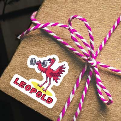 Sticker Leopold Flamengo Laptop Image