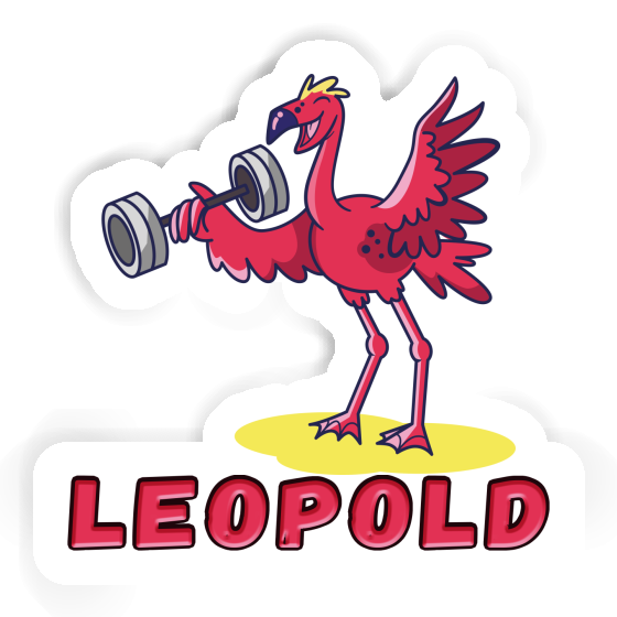 Aufkleber Flamingo Leopold Gift package Image