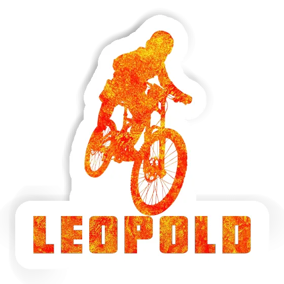 Leopold Sticker Freeride Biker Image