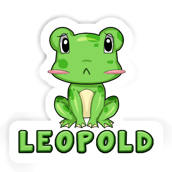 Leopold Aufkleber Frosch Gift package Image