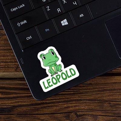 Sticker Leopold Frog Laptop Image