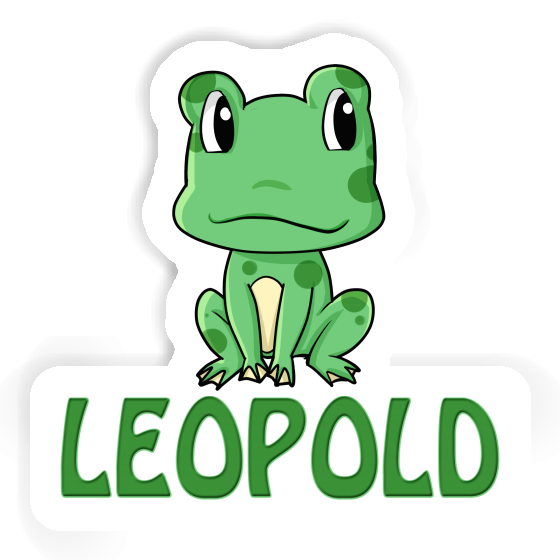 Sticker Leopold Frog Image