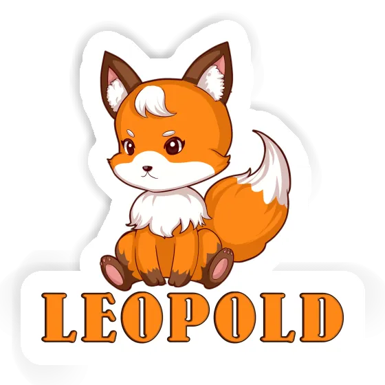 Sticker Leopold Fuchs Gift package Image