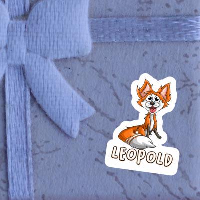 Sticker Leopold Fox Gift package Image