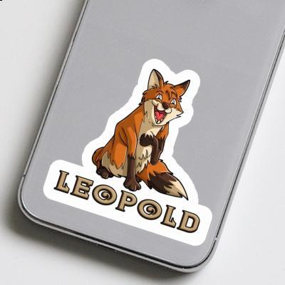 Autocollant Renard Leopold Laptop Image