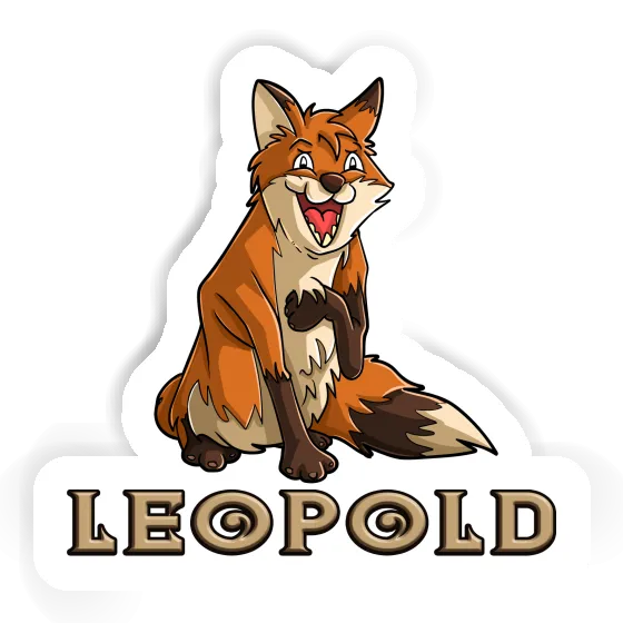 Autocollant Renard Leopold Notebook Image