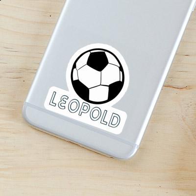 Autocollant Leopold Ballon de foot Laptop Image