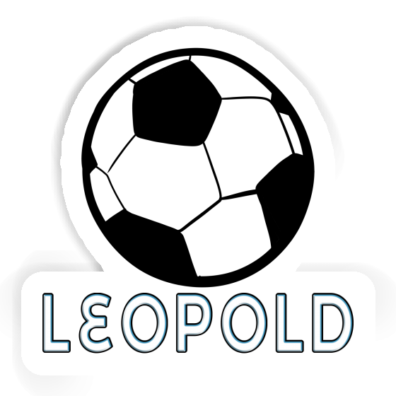 Autocollant Leopold Ballon de foot Image