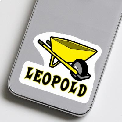 Schubkarre Sticker Leopold Image