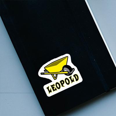 Sticker Leopold Wheelbarrow Notebook Image