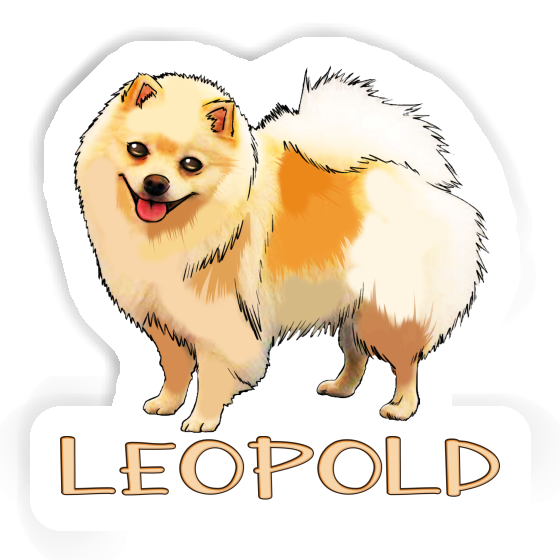 Autocollant Spitz allemand Leopold Laptop Image