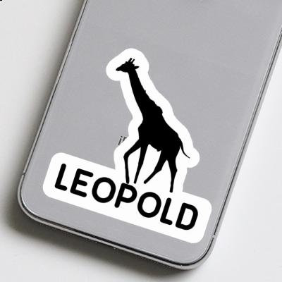 Leopold Aufkleber Giraffe Gift package Image