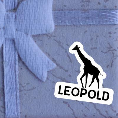 Autocollant Girafe Leopold Gift package Image