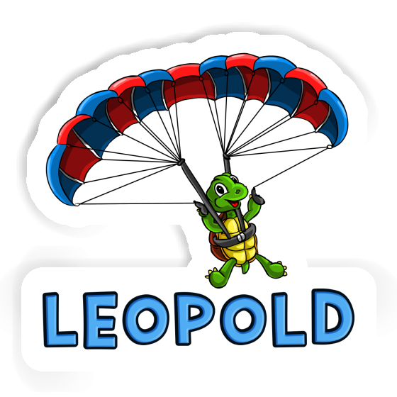 Sticker Leopold Paraglider Notebook Image