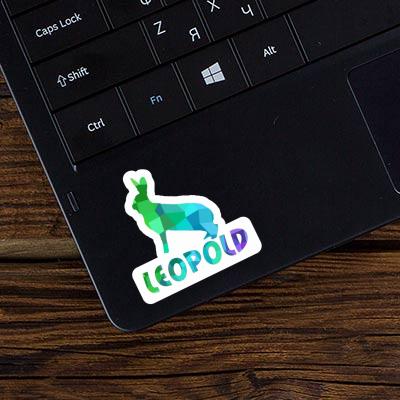 Sticker Leopold Rabbit Image