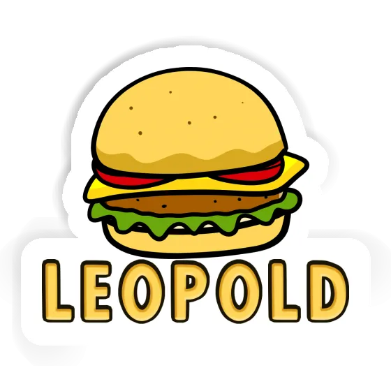 Sticker Hamburger Leopold Gift package Image