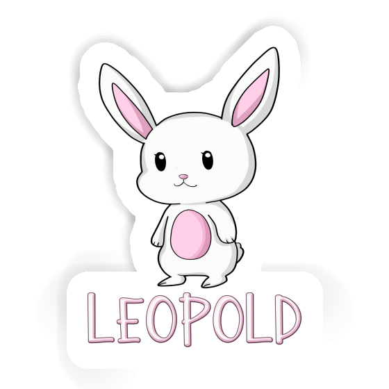 Aufkleber Hase Leopold Image