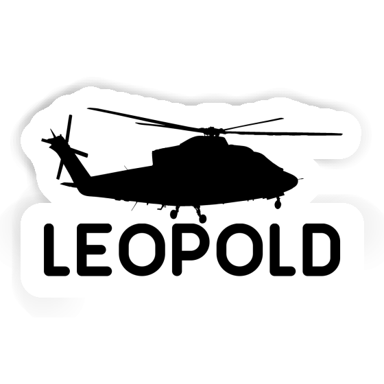 Autocollant Hélicoptère Leopold Laptop Image