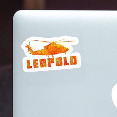 Sticker Helicopter Leopold Gift package Image