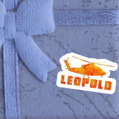 Sticker Helicopter Leopold Gift package Image