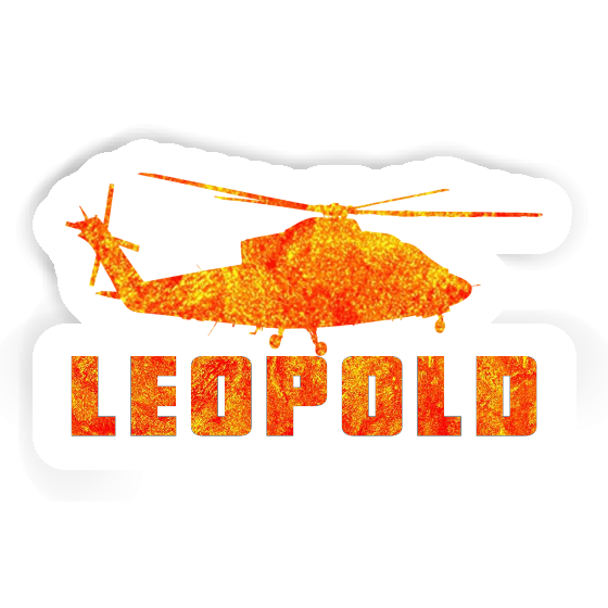 Leopold Sticker Hubschrauber Image