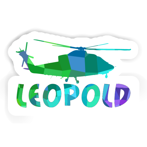 Hubschrauber Sticker Leopold Laptop Image