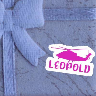 Leopold Sticker Helicopter Laptop Image