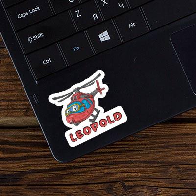 Leopold Sticker Helicopter Laptop Image