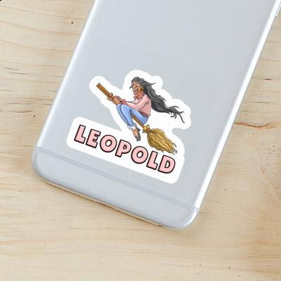 Leopold Sticker Witch Laptop Image