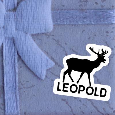 Sticker Hirsch Leopold Laptop Image