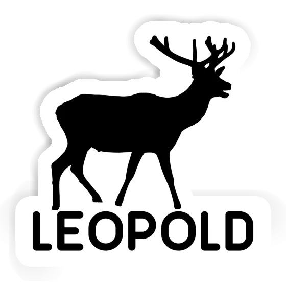 Sticker Leopold Deer Notebook Image