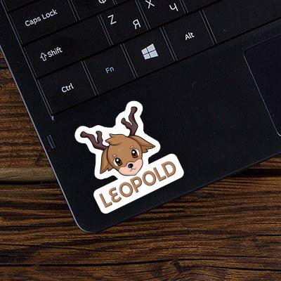 Deerhead Sticker Leopold Image